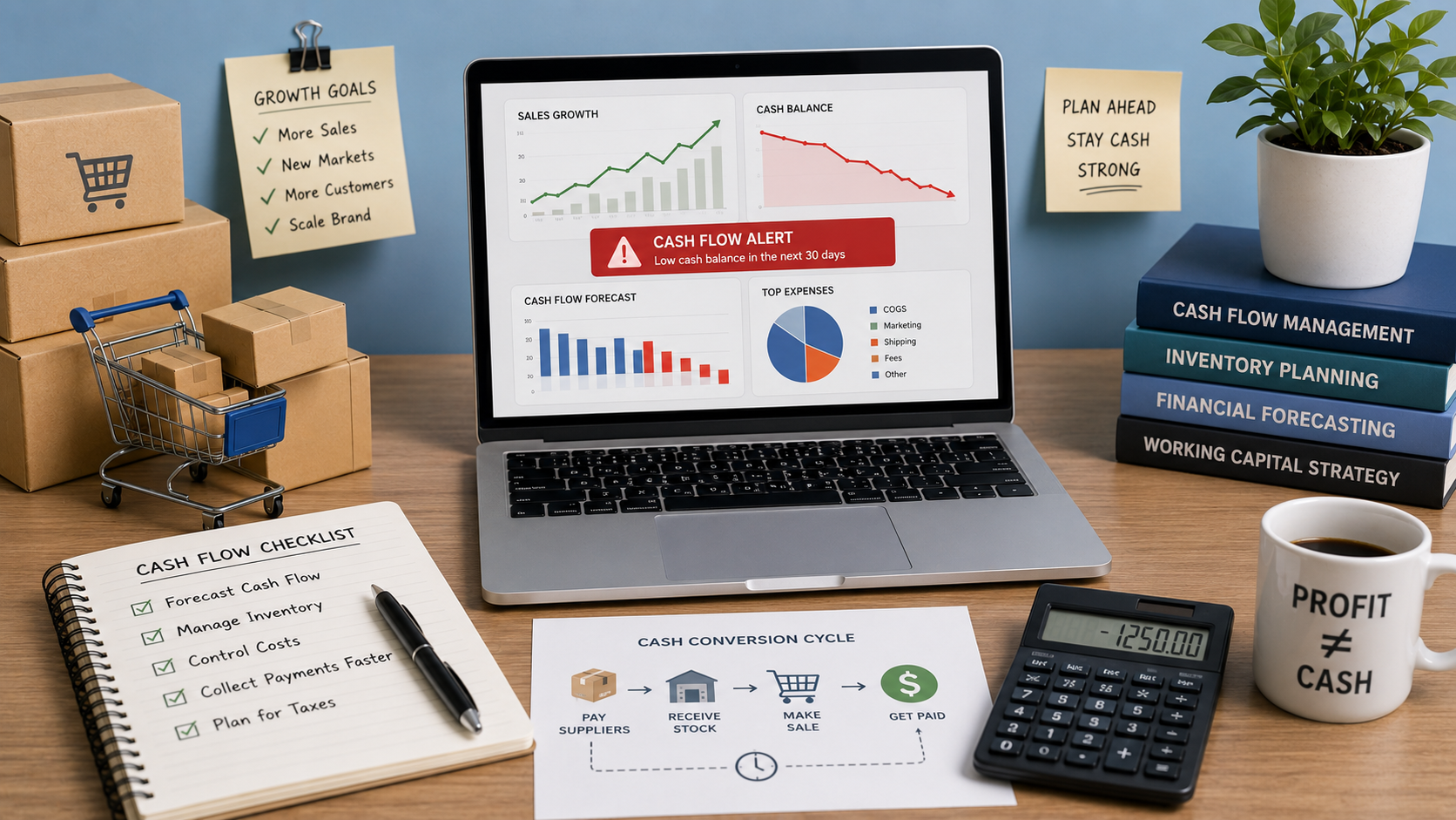 Why Growing Ecommerce Brands Face Cash Flow Problems